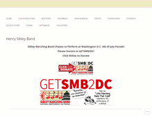 Tablet Screenshot of henrysibleyband.org